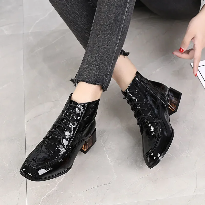 Hedy Women's Square Heel Boots