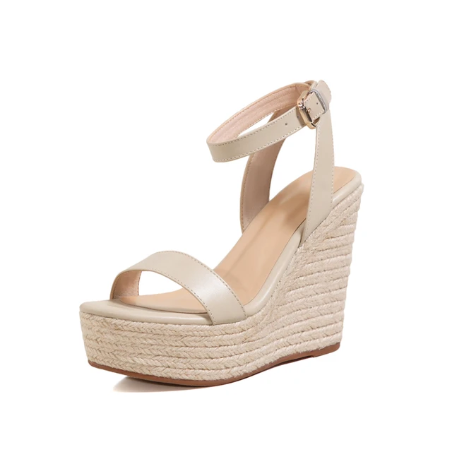 Herminia Women's Ankle Strap Wedges Sandals