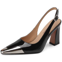 Irene Women's Dress Heels High Leather Pumps