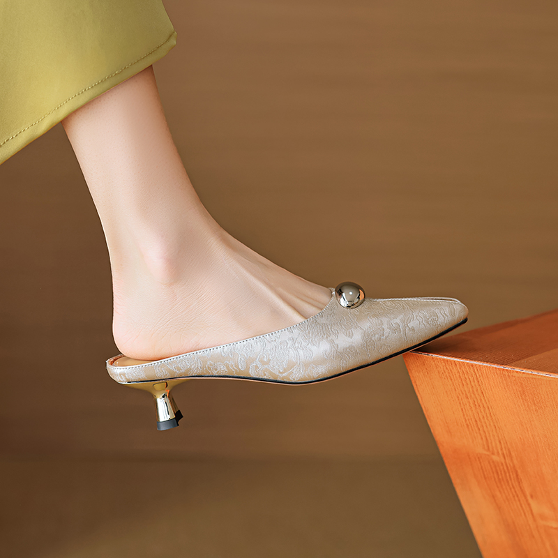 Iza Women's Open Toe Vintage Mules