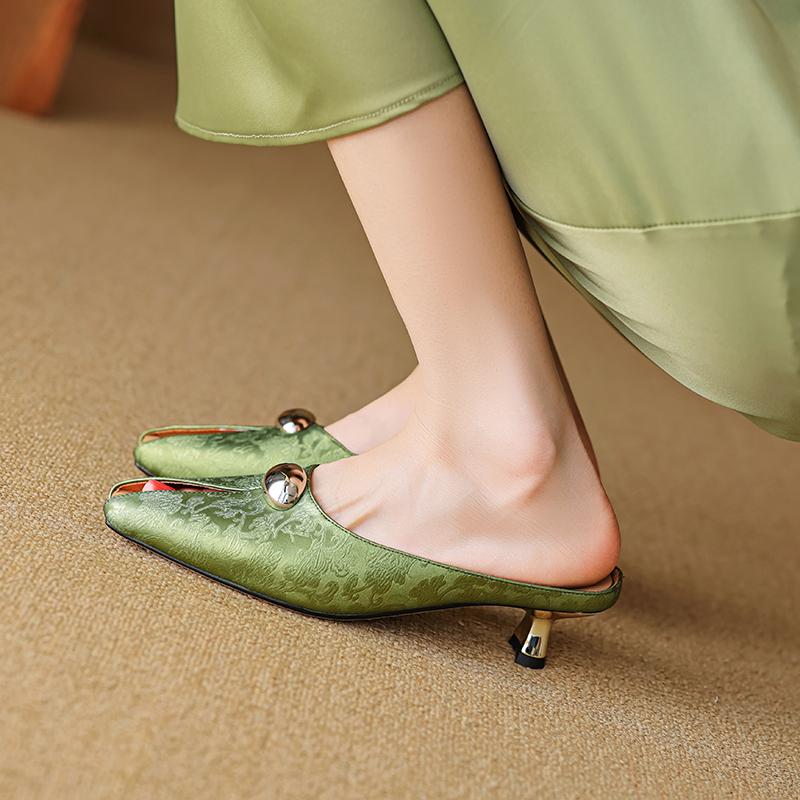 Iza Women's Open Toe Vintage Mules