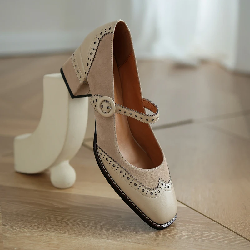 Jenny Women Leather Pumps