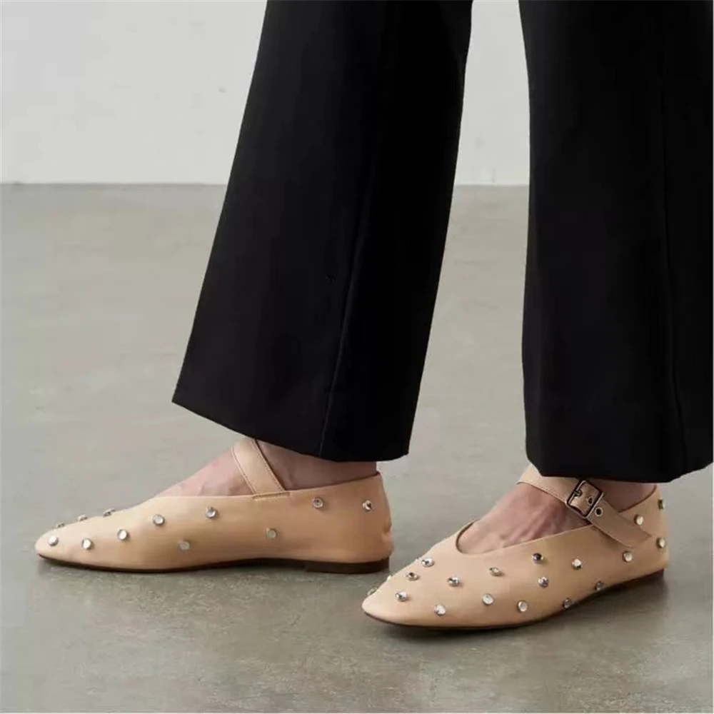 Josefa Women's Buckle Strap Flats