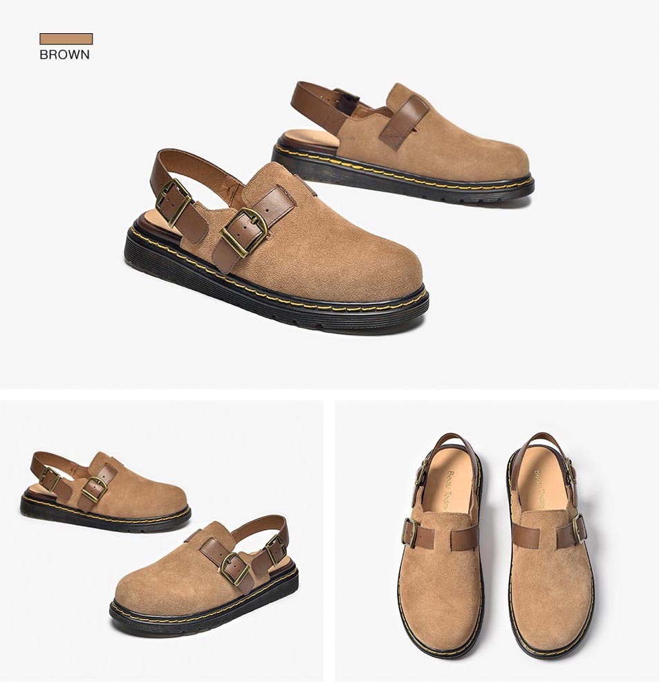 Julia Women's Strap Buckle Leather Sandals