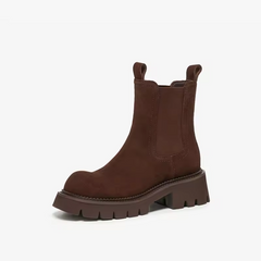 Kai Women's Cow Suede Chelsea Elastic Band Boots