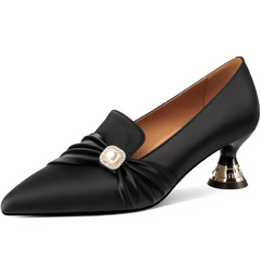 Kaina Women's Leather Pointed Toe Pumps