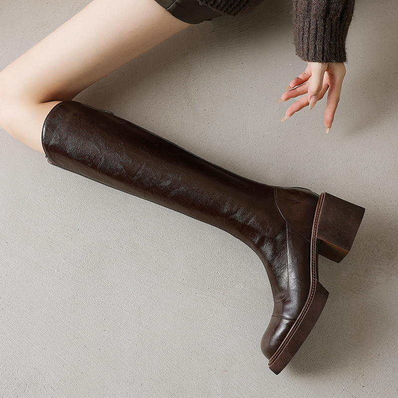 Karina Women's Knee High Square Toe Boots