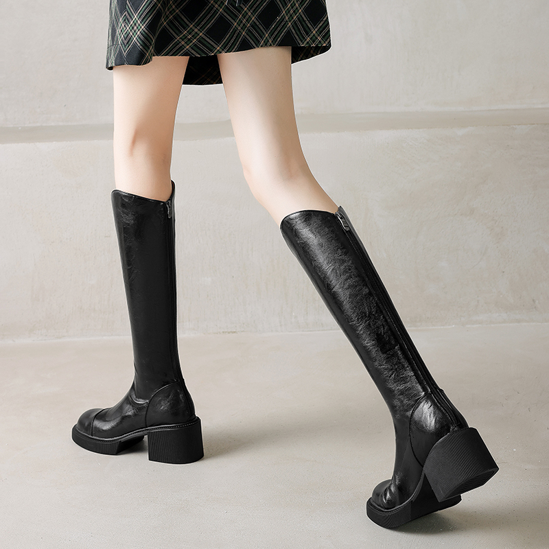 Karina Women's Knee High Square Toe Boots