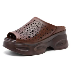 Karla Women's Leather Wedges