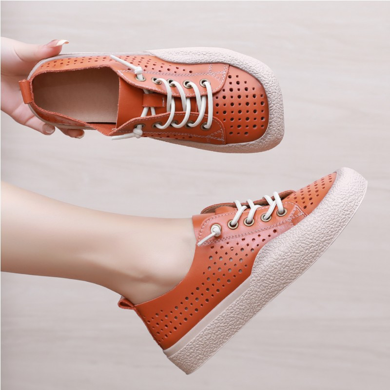 Karoli Women's Square Toe Platform Sneakers