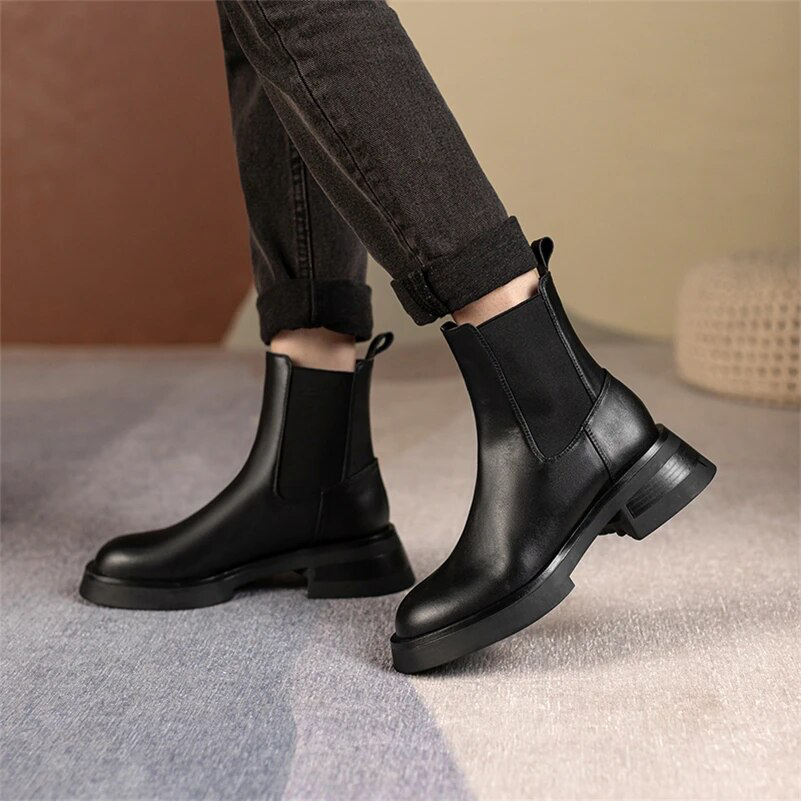 Kenny Women's Platform Chelsea Boots