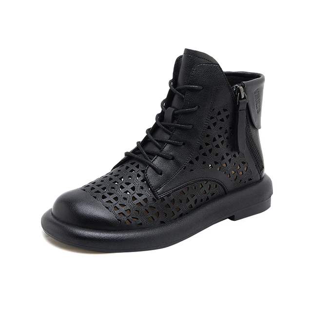 Libia Women's Breathable Flat Ankle Boots