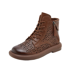 Libia Women's Breathable Flat Ankle Boots