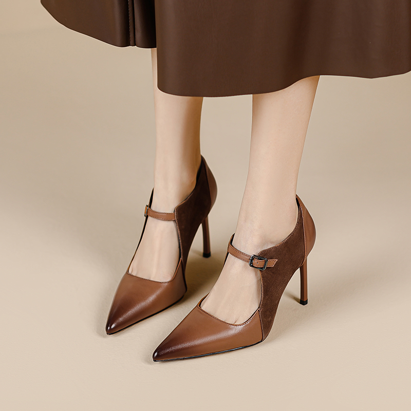 Ligia Women's Leather High Heel Pumps