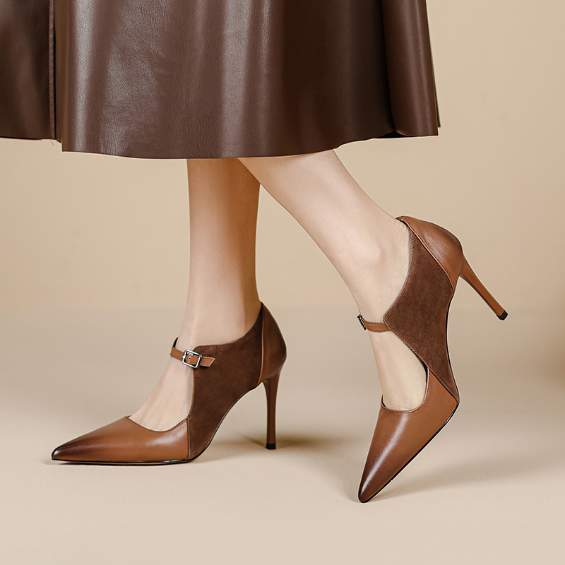 Ligia Women's Leather High Heel Pumps