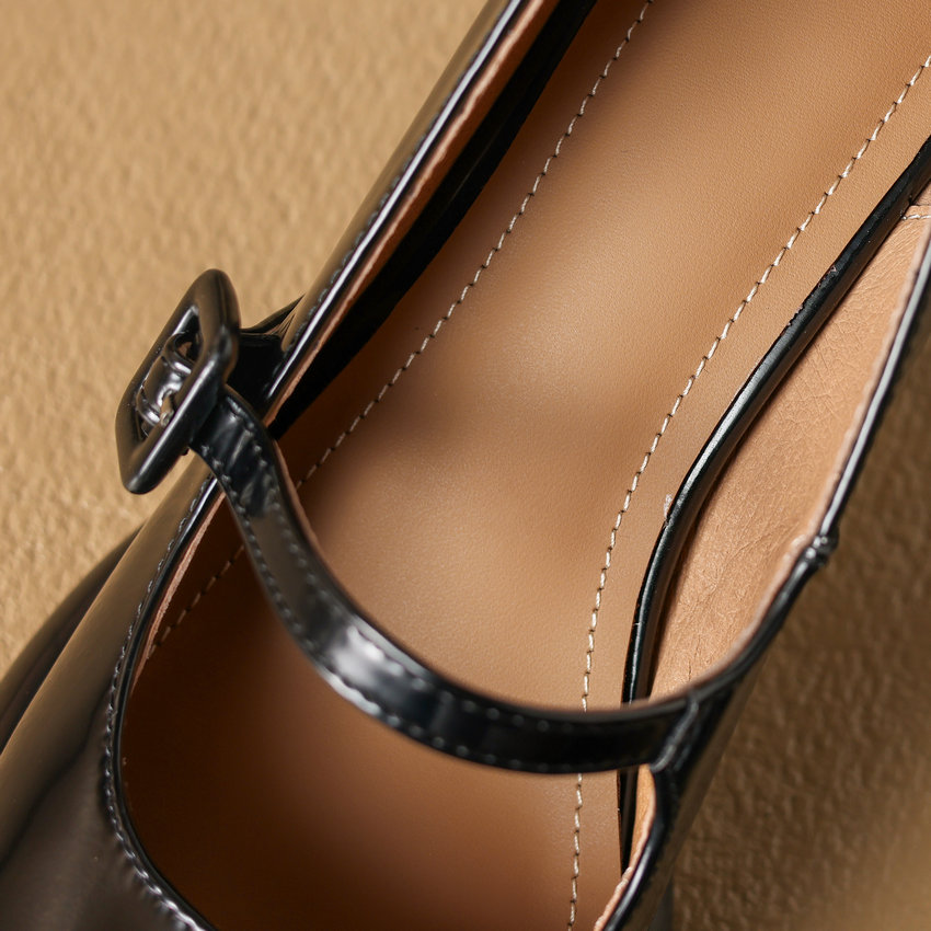 Lina Women's Thick High Heel Court Pumps