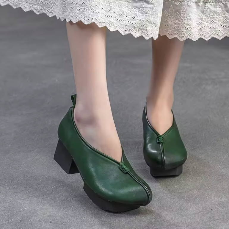 Loren Women's Leather Platform Pumps