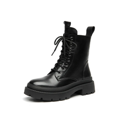 Lorent Women's Lace Up With Side Zipper Boots