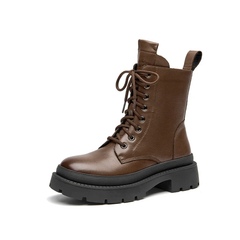 Lorent Women's Lace Up With Side Zipper Boots