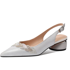 Luciana Women's Back Strap Pointed Toe Pumps