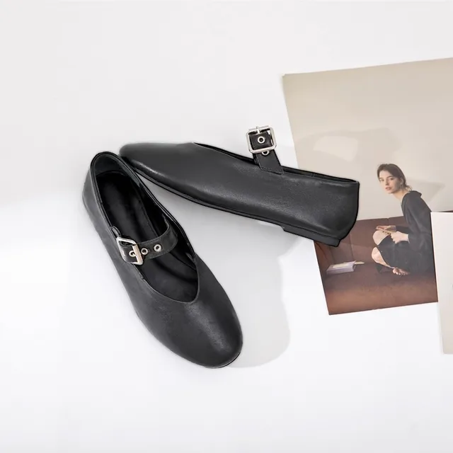 Lucy Women's Pointed Toe Ballet Flat Shoes