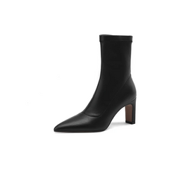 Ludy Women's Ankle Pointed Toe Boots