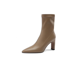 Ludy Women's Ankle Pointed Toe Boots