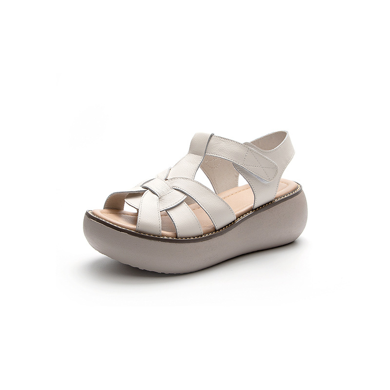 Macry Women's Peep Toe Wedges Sandals