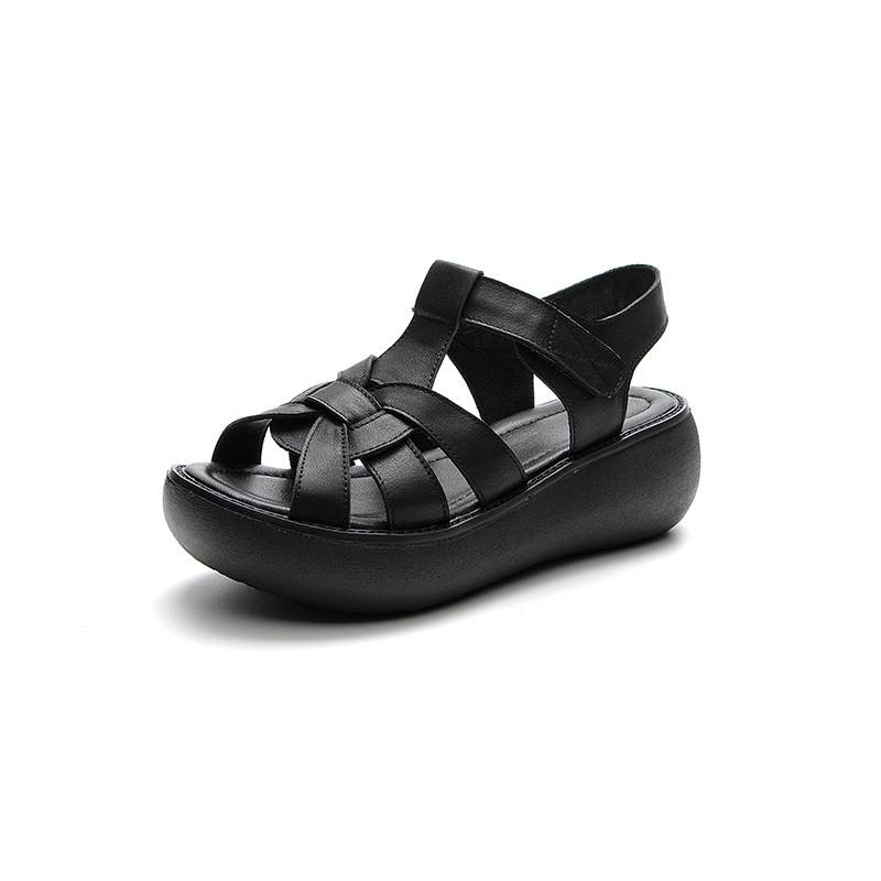 Macry Women's Peep Toe Wedges Sandals