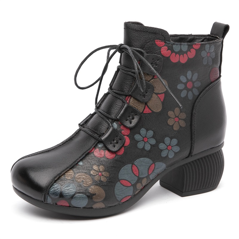 Magda Women's Print Ankle Boots