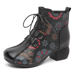 Magda Women's Print Ankle Boots