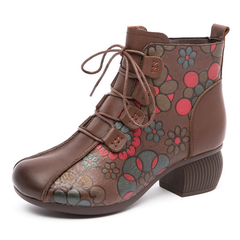 Magda Women's Print Ankle Boots