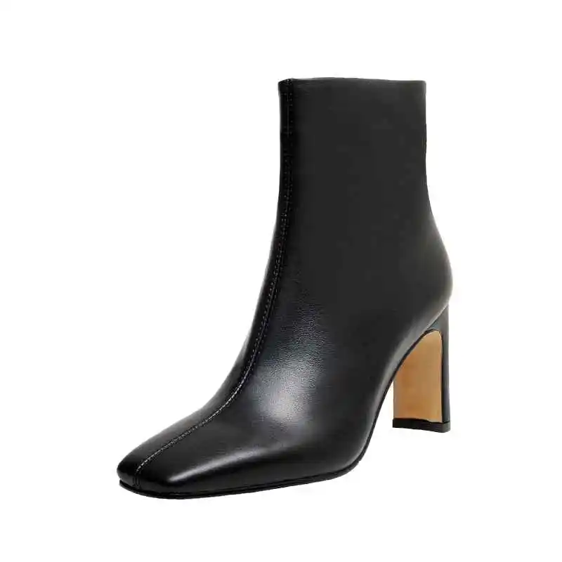 Maglo Women's Square Toe Ankle Boots