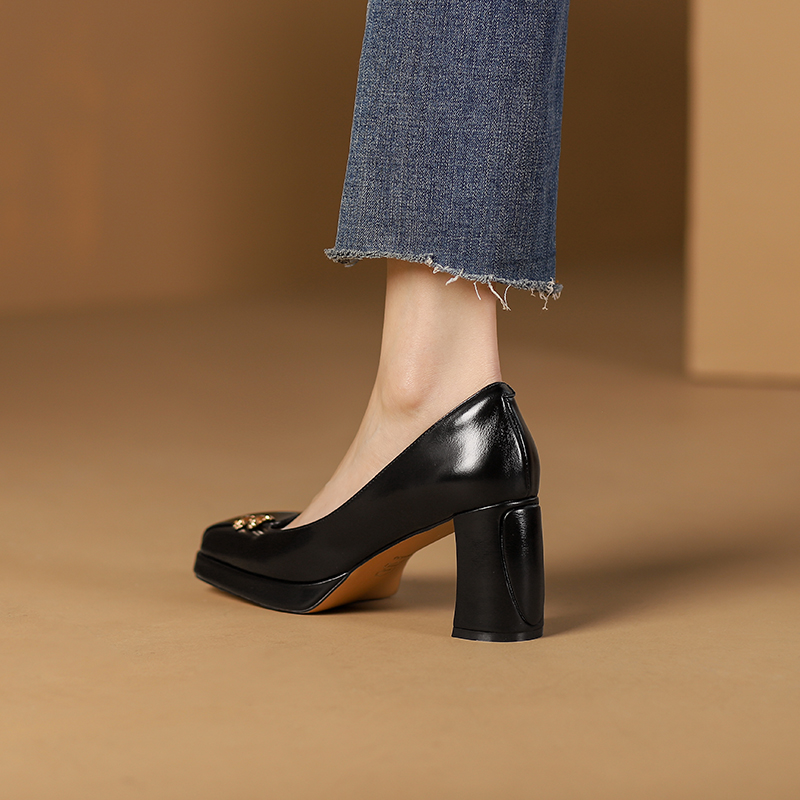 Malena Women's Square Toe Pumps Shoes