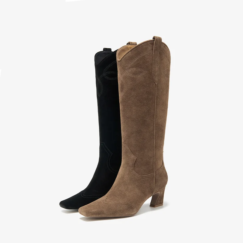 Malli Women's Long Leather Boots