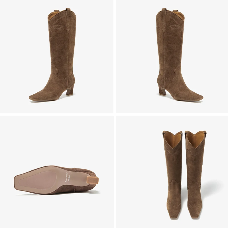 Malli Women's Long Leather Boots