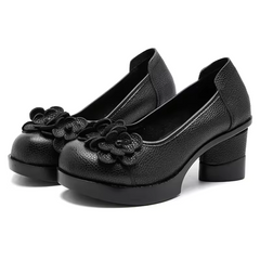 Margaret Women's Round Toe Platform Pumps