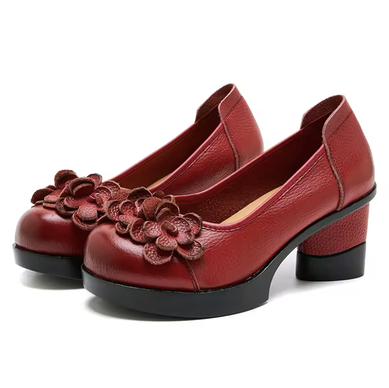 Margaret Women's Round Toe Platform Pumps