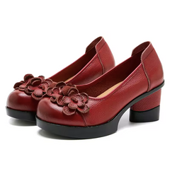 Margaret Women's Round Toe Platform Pumps