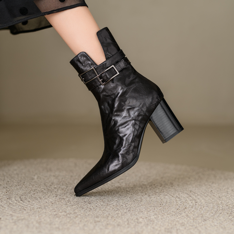 Marly Women's Side Zipper Ankle Boots