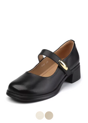 Mary Jane Women's Leather Pumps