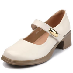 Mary Jane Women's Leather Pumps