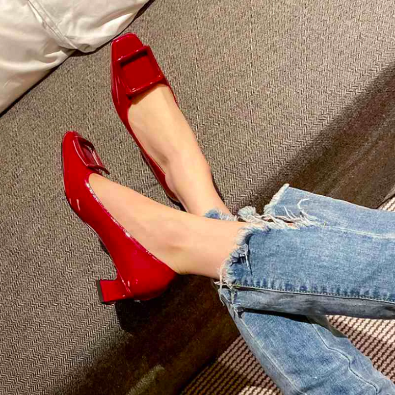 Meghan Women's Square Toe Heeled Shoes