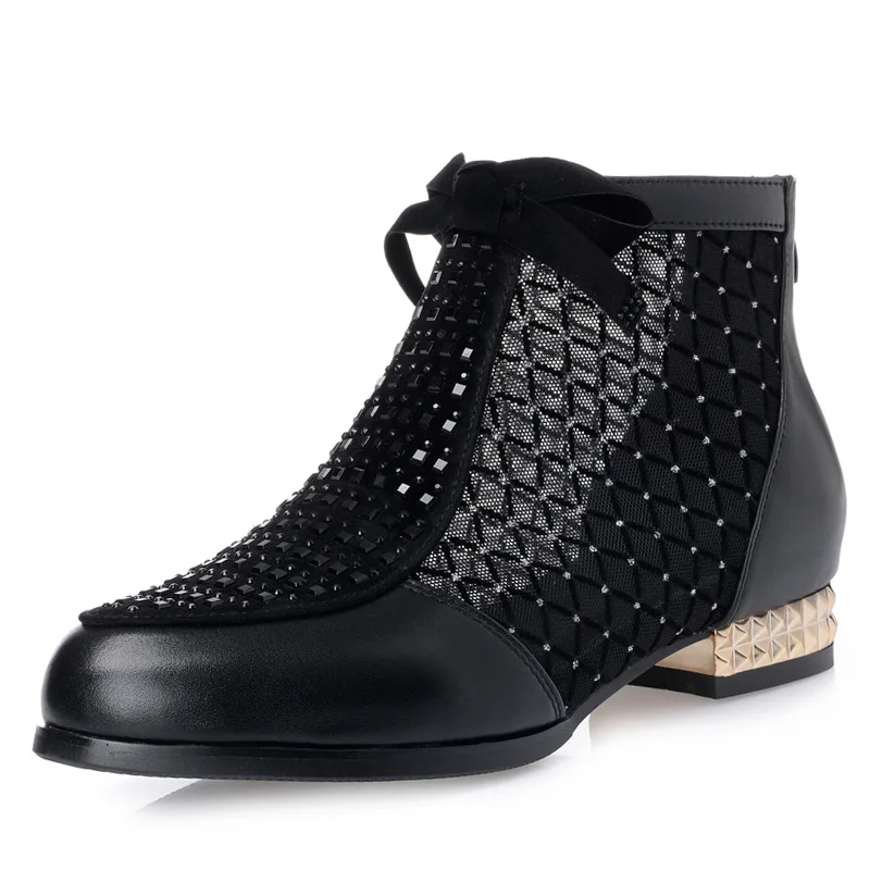 Melina Women's Hollow Mesh Ankle Boots