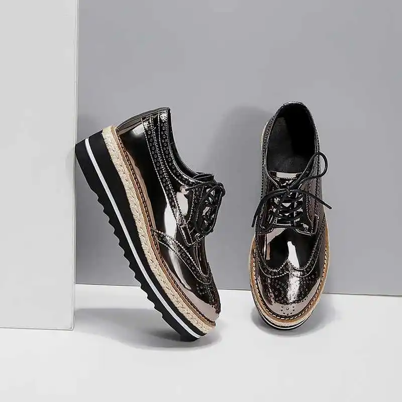 Merlina Women's Platform Oxford Shoes
