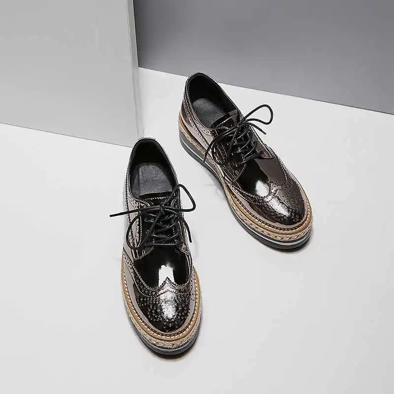 Merlina Women's Platform Oxford Shoes