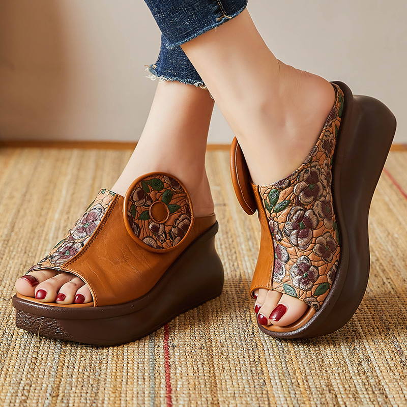 Michelle Women's Platform Wedges Clogs