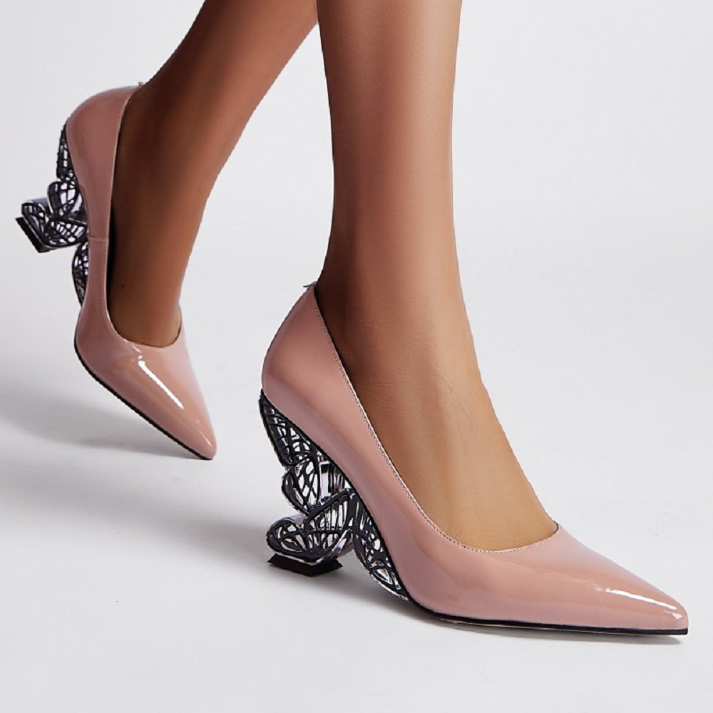 Michely Women's Sculpted Heel Dress Pumps