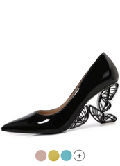 Michely Women's Sculpted Heel Dress Pumps