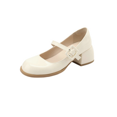 Milagros Women's Square Mid Heel Pumps